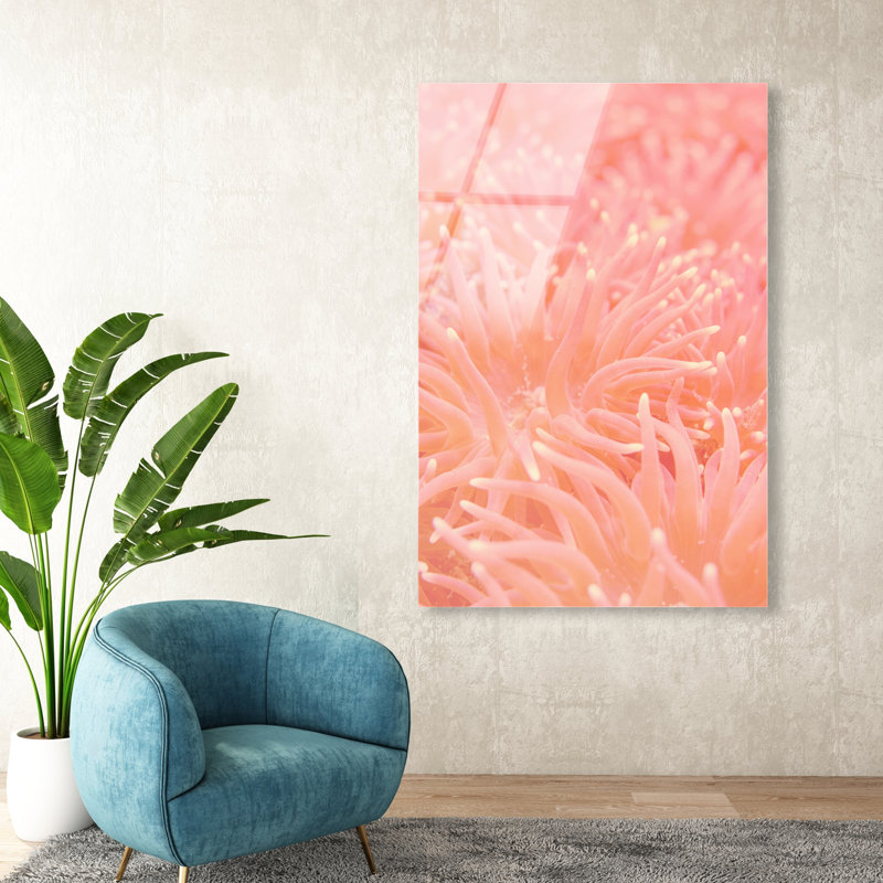 Deep Sea Flowers Print by Oliver Gal, 15"H x 10"W, High-Gloss Acrylic Print