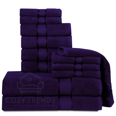 Ensemble de serviettes 18 pièces 100% coton