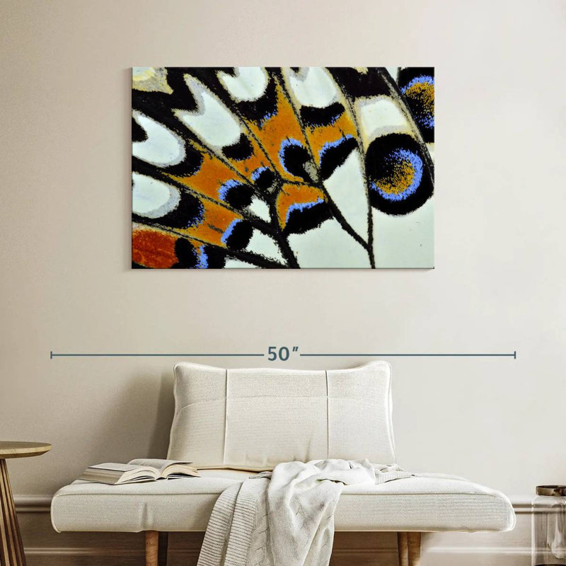 Brampt Butterfly Wing Close Up, 26" H x 39" W
