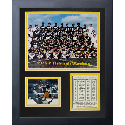 Pittsburgh Steelers 1975 Champs Framed Memorabili