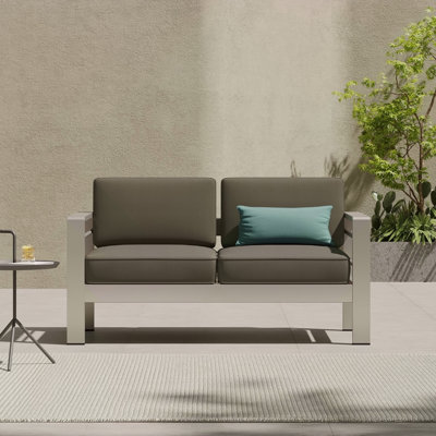 Cape Coral KD Loveseat, Easy Assembly Sofa With Comfortable Seating And Stylish Design For Modern Living Spaces.