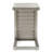 Silver Aluminum Outdoor Side Table - Modern For Balconies & Functional Design