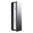 LG STUDIO Styler Smart STEAM Closet in Black Tinted Mirrored Finish with TrueSteam Technology and Moving Hangers