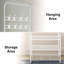 Roslindale Iron Freestanding Coat Rack-2024053171