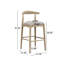 Ensemble de tabourets de bar rembourrés en tissu Modern-941667531