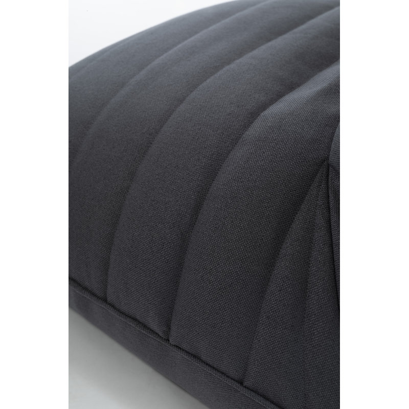 Fauteuil à billes classique en toile, Toile gris anthracite