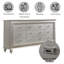 Commode double 9 tiroirs Lundt-1103008183