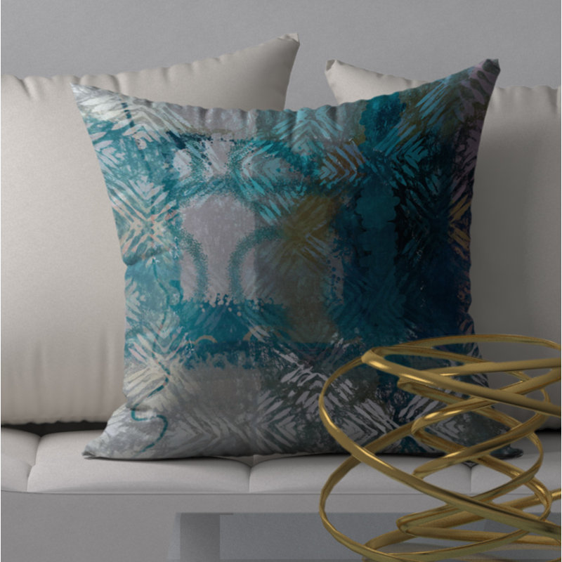 Housse de coussin carrée et encart Slick, 20 po x 20 po