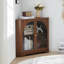 Armoire d'appoint d'angle à 2 portes-1092825018