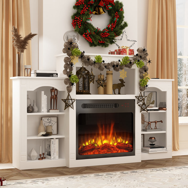 Electronic Fireplace With TV Stand