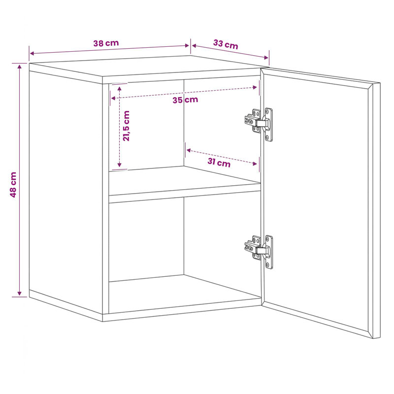 Solid Wood Bathroom Cabinet