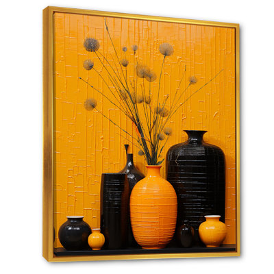 " Artistic Yellow Pottery II "