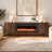 70" Walnut Fluted Fireplace TV Stand With Remote & Touch Control, Adjustable Flame Colors & Temperature, Entertainment Center With Storage For 80" Tvs, Modern Media Console For Living Room-1518571432-1512877224