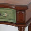 Green&Walnut Solid + Manufactured Wood Free form Console Table-1964754659