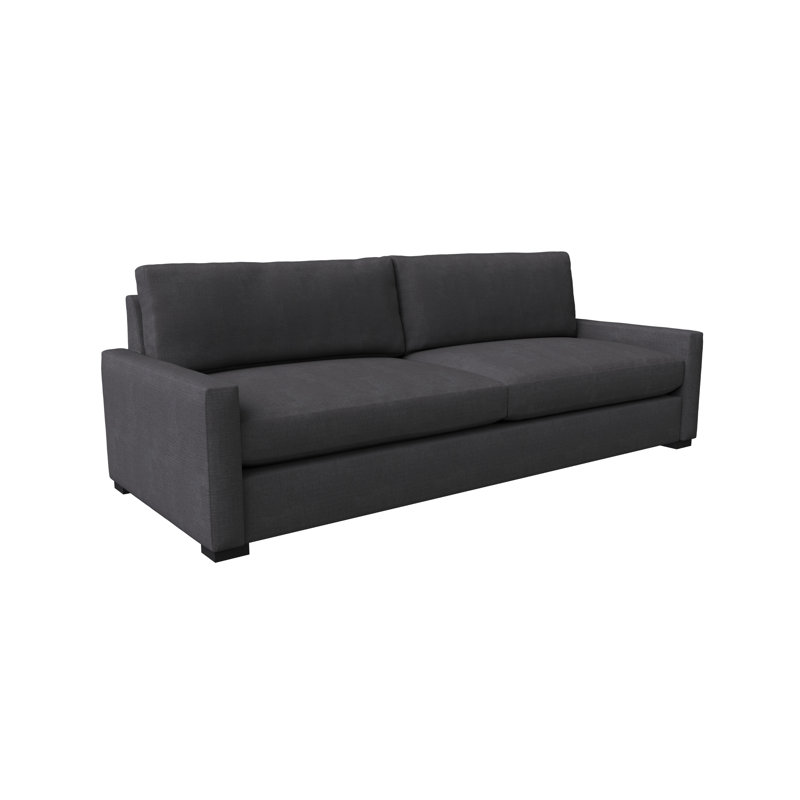 Canapé à accoudoirs carrés 95 po, Revolution® gris anthracite