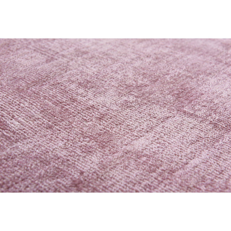 Handmade Flat-weave Rug Shine in Pink, Rectangle 190 x 290cm