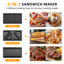 Gaufrier électrique 3 en 1, gril et machine à sandwich-115786068