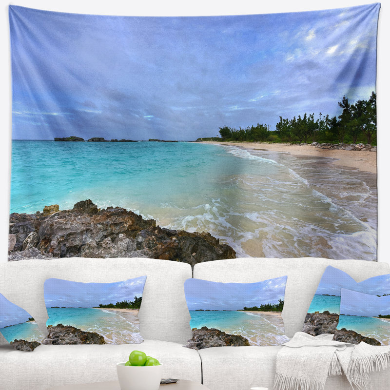 Tapisserie clearwater beach bermudes, H 32 po x l 39 po