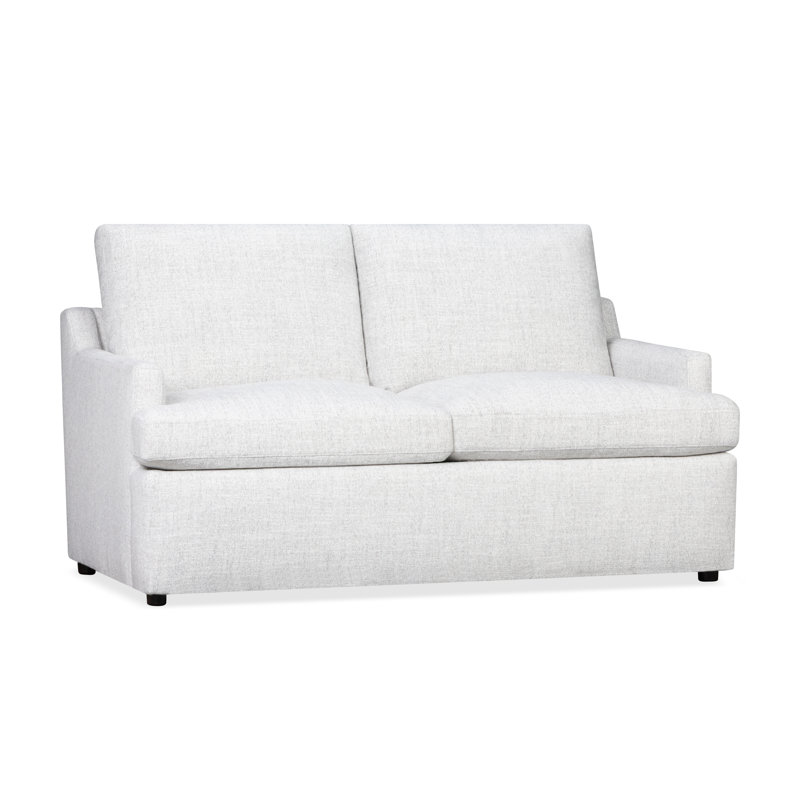 Causeuse rembourrée Essex, Chenille texturée Monique Oyster