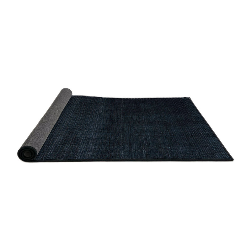 Tapis décoratif multicolore à motif abstrait, Rond 7 pi