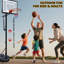 Panier de basketball extérieur ， 6,89-10,01 pi