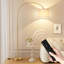 70'' Modern Arc Dimmable Floor Lamp with Remote Control for Living Room-632330160