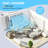 Acekool Window Air Conditioner 6000 Btu, Up to 250 Square Feet,Window Ac Units with Remote,3 Cooling & Fan Speeds,Window Install Kit,Window Unit Air Conditioner