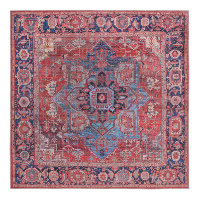 Tapis oriental rouille / bleu Haigh
