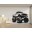 Autocollant mural camion monstre, autocollant mural chambre de bébé, autocollant voiture camion monstre, autocollant voiture monstre, autocollant camion, autocollant voiture 3D, décalque de voiture