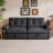 77‘’  Multifunctional 2-In-1 Sofa Bed, Grey-1775613093