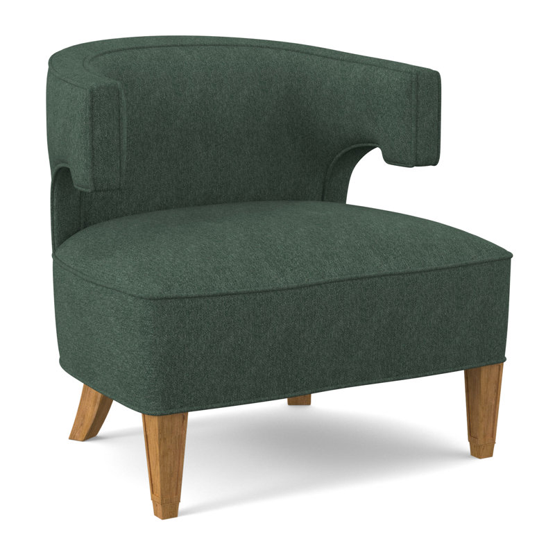 Laurel Barrel Chair, Amber, Sunny Linen
