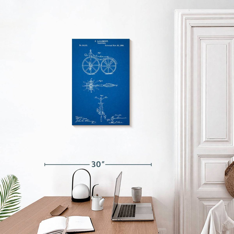 Affiche «Blueprint First Cycle 1866 Kynaat», H 24 po x l 16 po