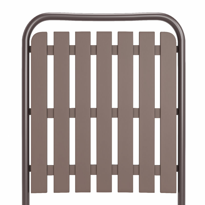 [Installation instantanée] Chaise pliante 2 pièces, aucun assemblage requis, capacité de 350 lb, résistante à la rouille et anti-taches pour balcon / jardin
