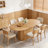 55.11"-70.86" Extendable Dining Table-1777228739