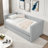 Phillip Modern Upholstered Daybed with Pull-Out Bed & Striped Design-240825432