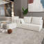 Canapé-lit polyvalent et polyvalent avec éponge haute densité et tissu en lin doux pour de multiples configurations