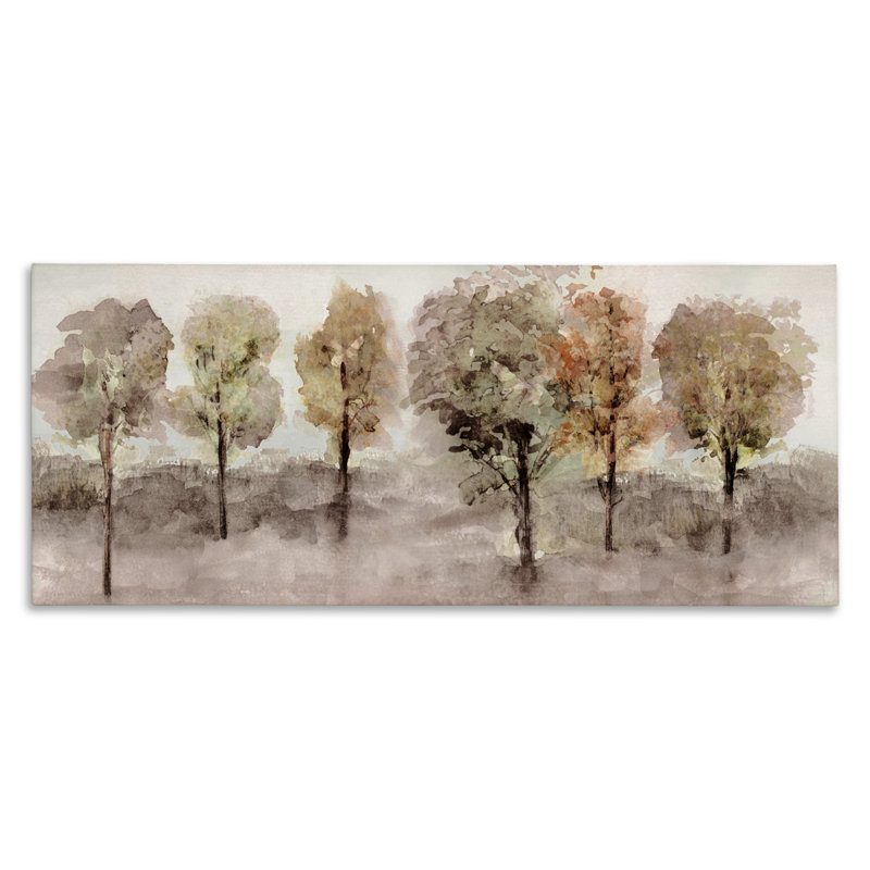 Art mural aquarelle sur toile de style aquarelle, design par Val Rhodes, H 17 po x l 40 po
