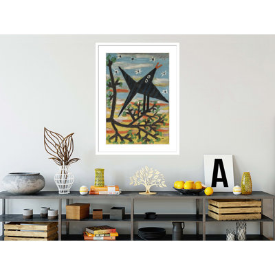 «Bird on a Tree» par Pablo Picasso, impression giclée sur cadre