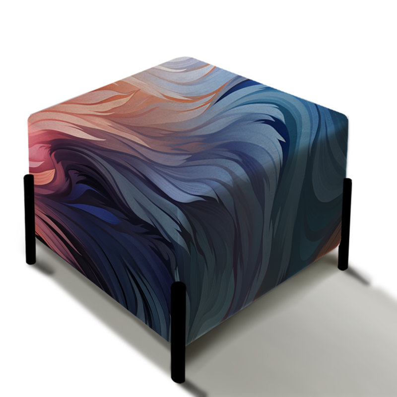 Tourbillons carrés colorés et colorés Ikat Whirls