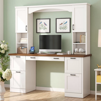 Bureau d'ordinateur de 67,4 po Farmhouse , Bureau, Maison