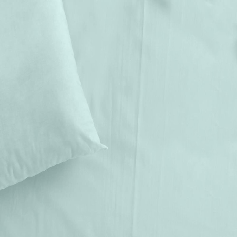 Night Comfort Lemon Turquoise Cotton Rich Duvet Cover Set with Pillowcase, Single - 1 Standard Pillowcase
