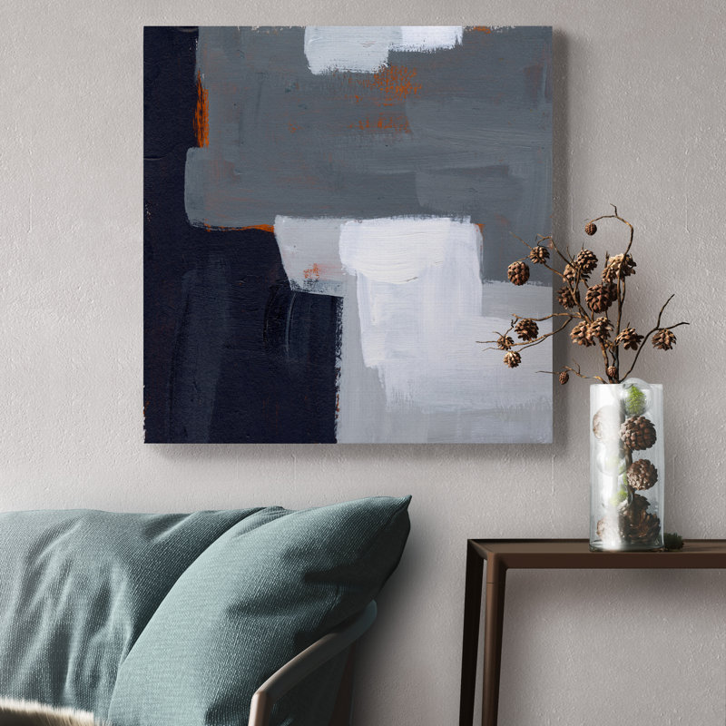 « Concrete Wall II », reproduction d’art sur toile tendue, H 10 po x l 10 po x P 1,5 po