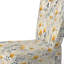 Earthy Flora III - Chaise d'appoint rembourrée bohémienne et éclectique