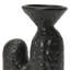 Vase en grès texturé