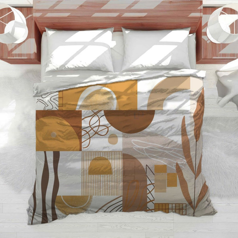 Organic Shapes Cool Cotton Blend Comforter, King Comforter