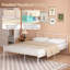 YT Metal Bed Frame with Headboard / Steel Slat Support-1556603013-1522246782