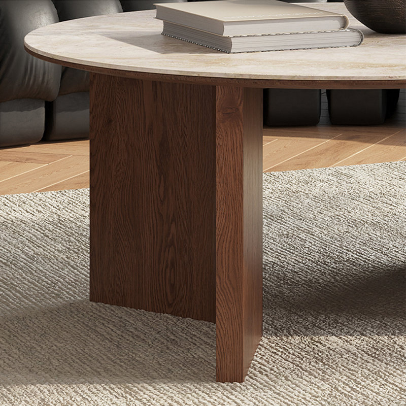 Table basse Simple, H 16,5 po x L 31,5 po x l 31,5 po, Brun