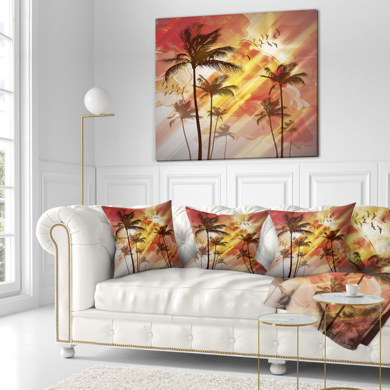 Coussin Palm Tree at Sunset