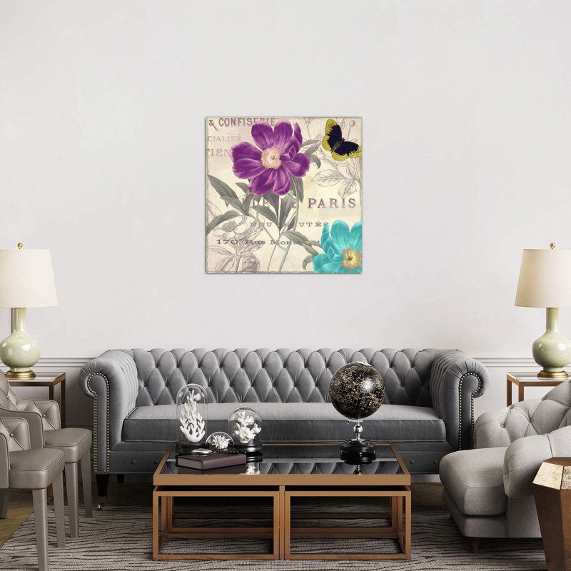 Petals Of Paris II by Color Bakery - Print on Canvas, 45.72 cm H x 45.72 cm W x 1.91 cm D, Wrapped Canvas