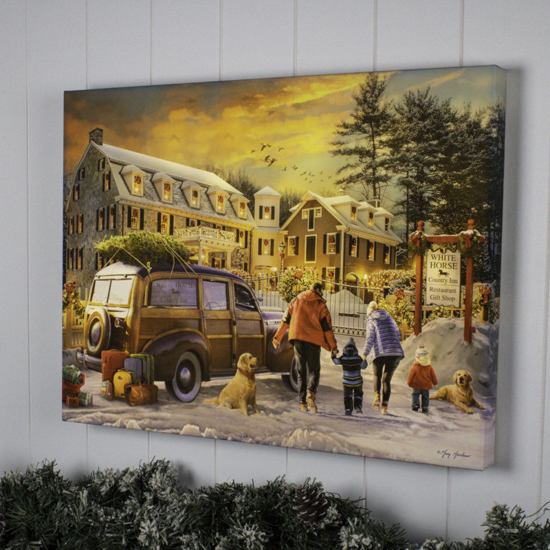 On Holiday 18x24 Fully Illuminated ColorChange LED Print